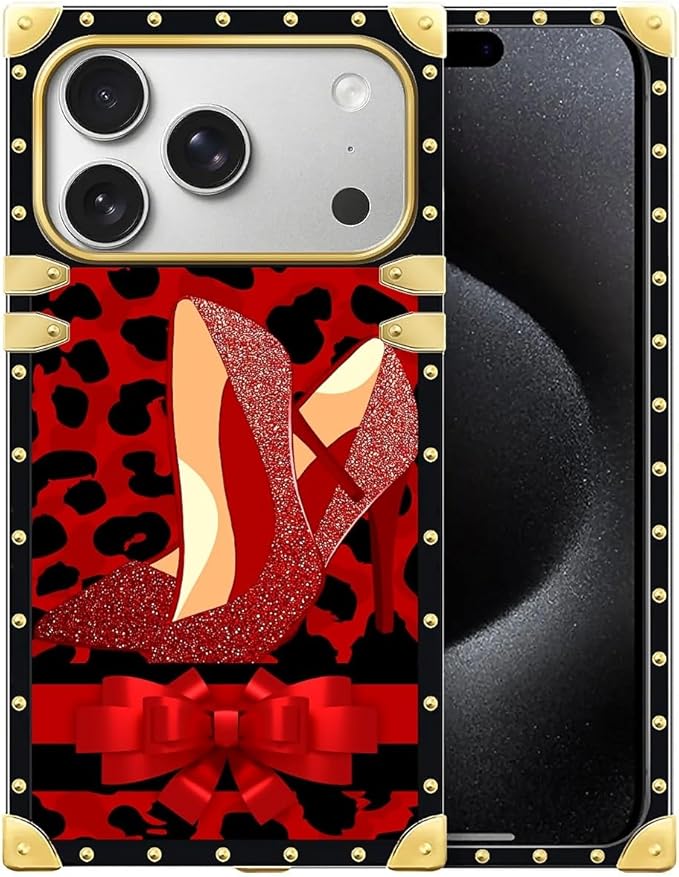 for iPhone 17 Pro Case Luxury Golden Decoration by Unknown
