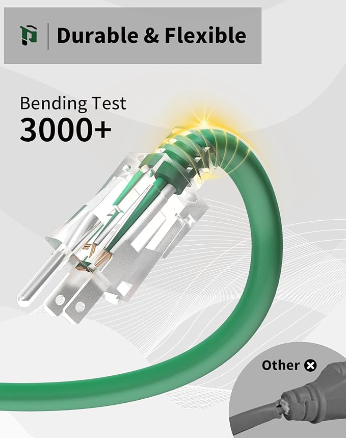 15Ft 12/3 Outdoor Extension Cord - Image 4