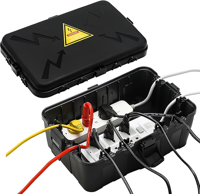 Hrensaw Large Outdoor Electrical Box Waterproof, IP54 Waterproof Outdoor Outlet by Hrensaw
