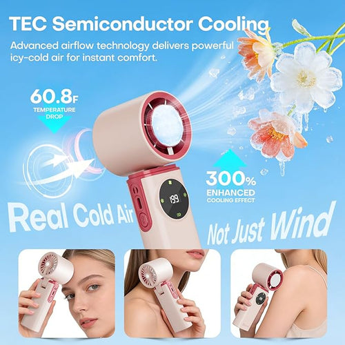 6000mAh Portable Handheld Fan - Image 2