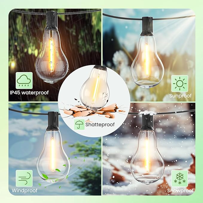 Outdoor String Lights 400FT Patio Lights - Image 5