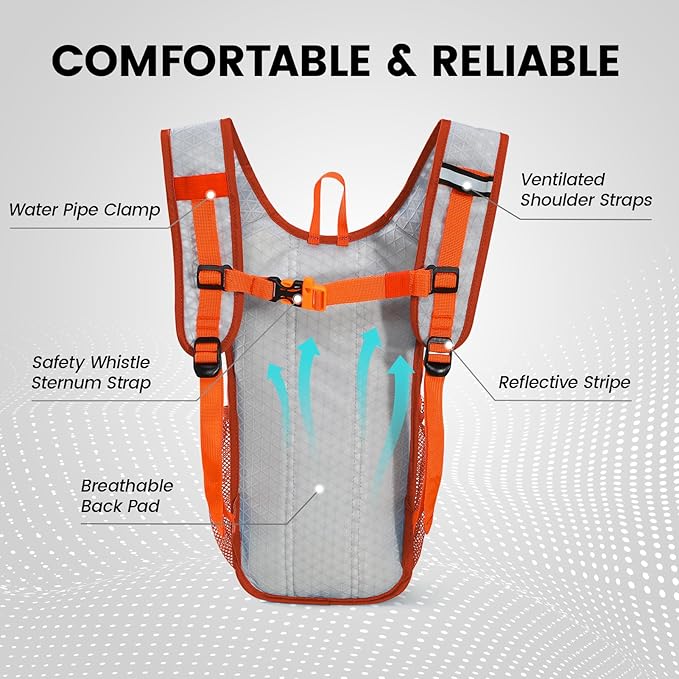 Nepest Kids Hydration Backpack, Mini Water Backpack - Image 3