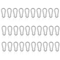 30PCS M4 Heavy Duty Carabiner Clip, 1.57Inch Snap Hook Quick Link Small by XHAMXE