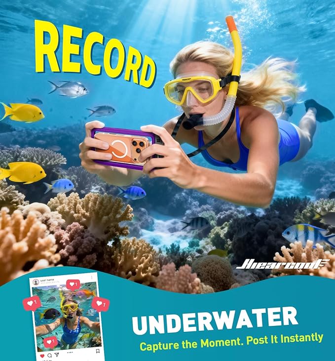 Hiearcool Universal Waterproof Phone Pouch, Dry Bag Compatible - Image 5