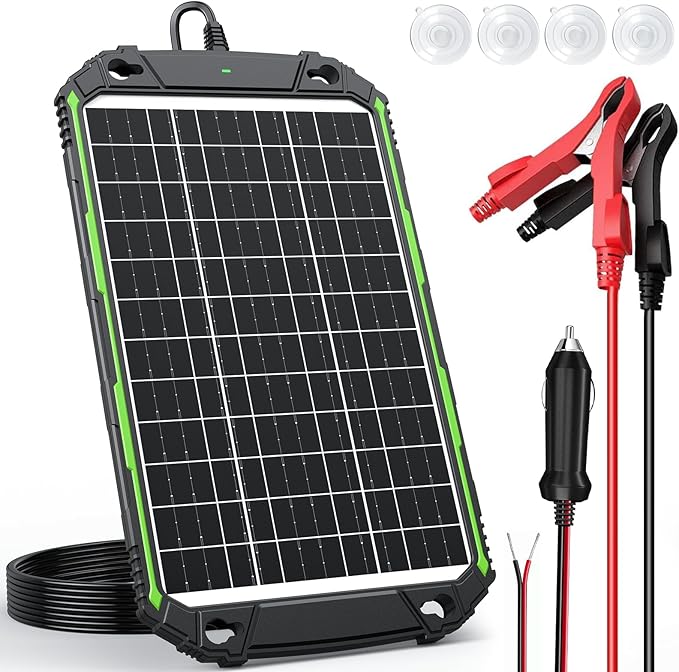 Sun Energise 15W 12V Solar Battery Charger & Maintainer PRO, Built-in Smart by SunEnergise