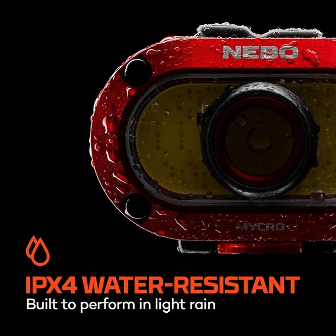 NEBO MYCRO 550+ Rechargeable Headlamp | 550 Lumens, 7 Light Modes, Water - Image 6