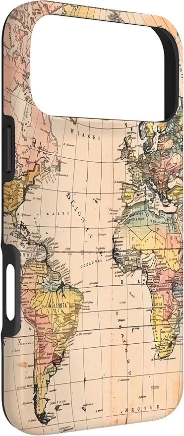 World Map, Old Map of The World Case - Image 3