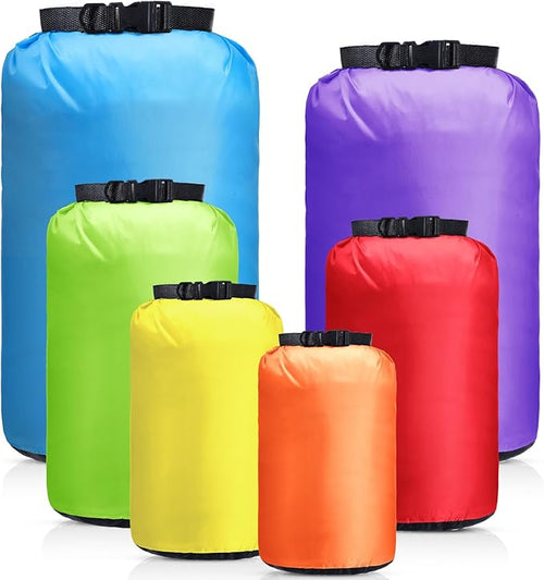 6 Pcs Waterproof Dry Bag Sack Lightweight Outdoor Dry Bags 35 L, 20 L, 15 L by GliCraft