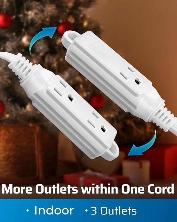 DEWENWILS 3 Outlet Extension Cord - Image 2