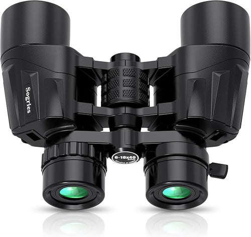 6-16x40 HD Zoom Binoculars for Adults, High Powered, Large View, BAK4 Prism by Sogries