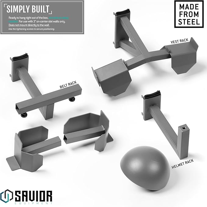 Savior Equipment Wall Rack System H.A.B Attachment Tactical Gear Wall Mount - Image 6