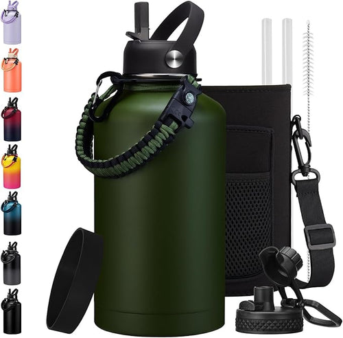 64 oz Canteen Water Bottle by BENZZO