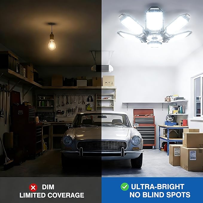 BRAINIAC 150W LED Garage Light Bulb - Image 2