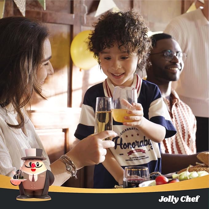 JOLLY CHEF 24 Pack 16oz Plastic Wine Glasses Stemless, Disposable Wine Cups - Image 6