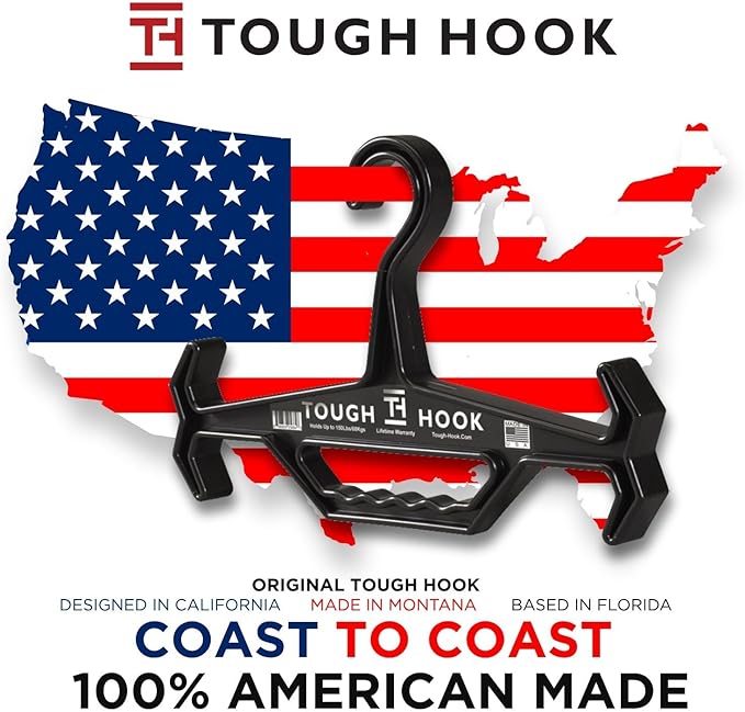 Tough Hook Original Heavy Duty Hangers – The Superhero of Hangers USA-Made - Image 2