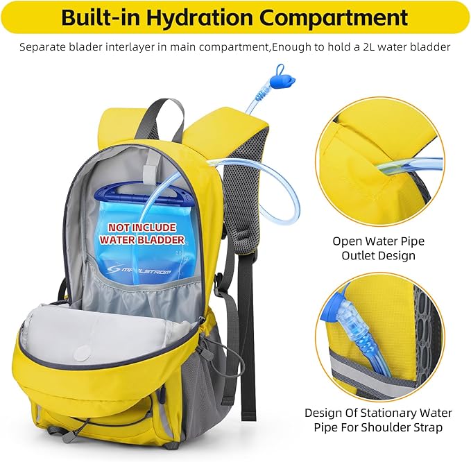 RealCool Hiking Backpack for Men Women, 30L Lightweight Waterproof Travel - Image 5