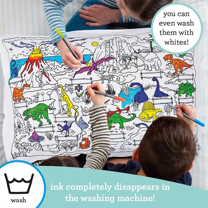 Coloring Pillowcase for Kids – Reusable DIY Pillow Cover - Image 6
