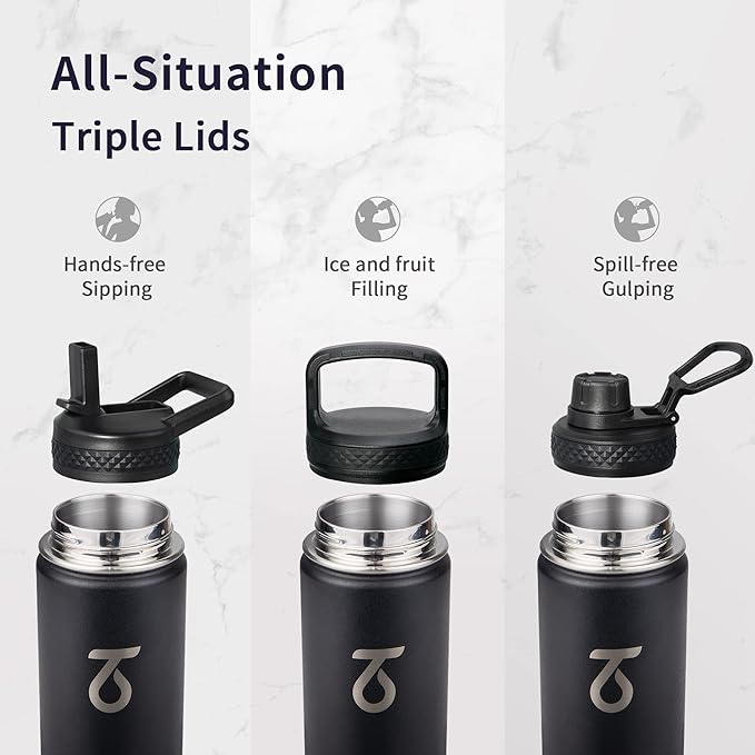 Trebo 24 oz Water Bottle Insulated - Image 3