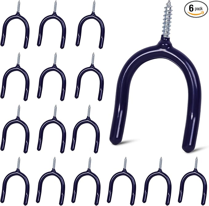 16 Pack Garage Storage System Steel U Hooks by LianRippleLian