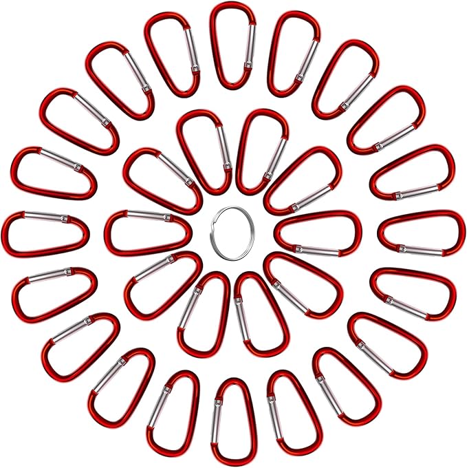 30PCS Aluminum Carabiner Clips - Image 5