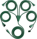Eversimpleinc 1 to 4 Splitter Extension Cord, 3 Prong Plug by EversimpleInc