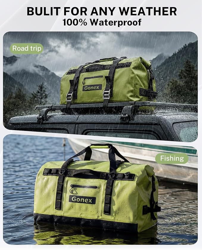 Gonex Waterproof Duffel Bag, 120L Heavy Duty Dry Duffle Bag - Image 3