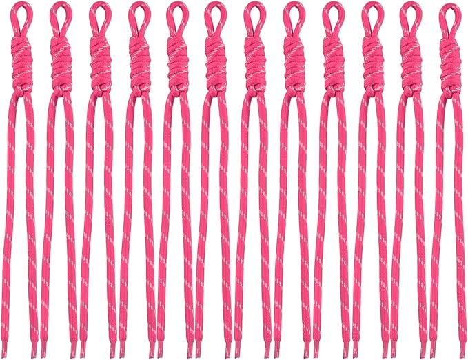 Paracord Keychain Paracord Bag Charm 12pcs Braided Nylon Rope Keychain Cord by Cmidy