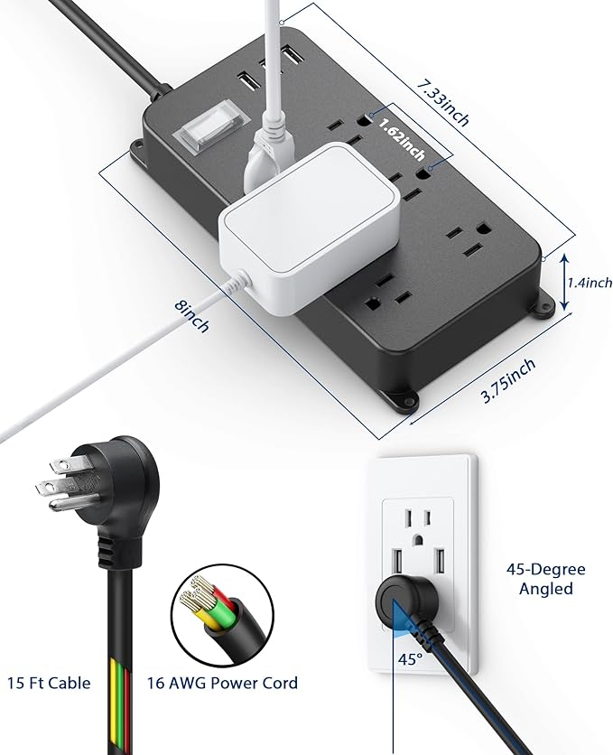 Outdoor Power Strip Weatherproof - Image 5