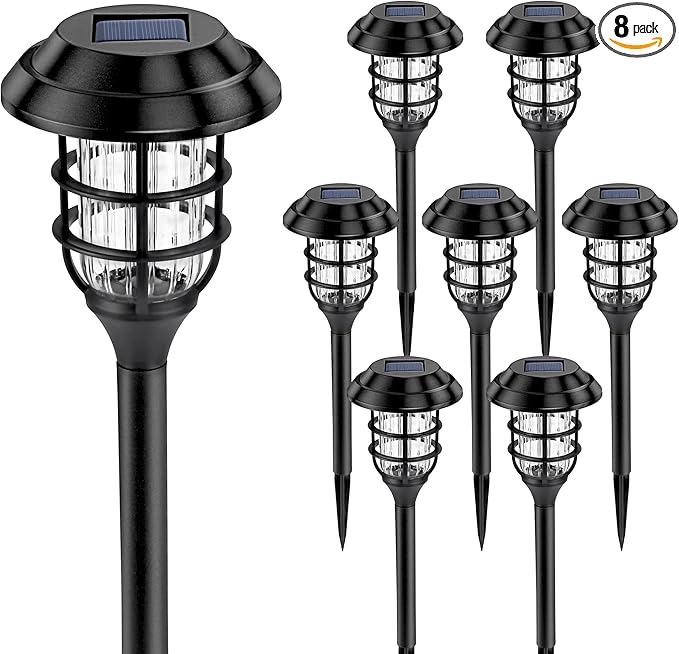 SOLPEX Solar Lights for Outside, Solar Outdoor Pathway Garden Lights Waterproof by Solpex