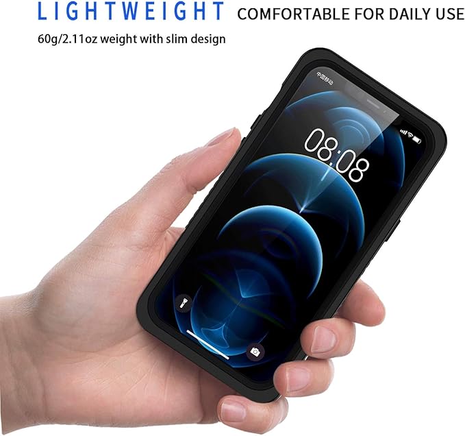 Lanhiem for iPhone 12 Case, Waterproof Dustproof Shockproof Case - Image 3
