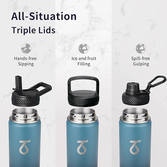 Trebo 24 oz Water Bottle Insulated - Image 3