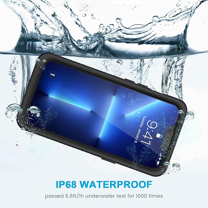 Lanhiem Magnetic for iPhone 13 Pro Max Case, Waterproof Dustproof Cover - Image 2