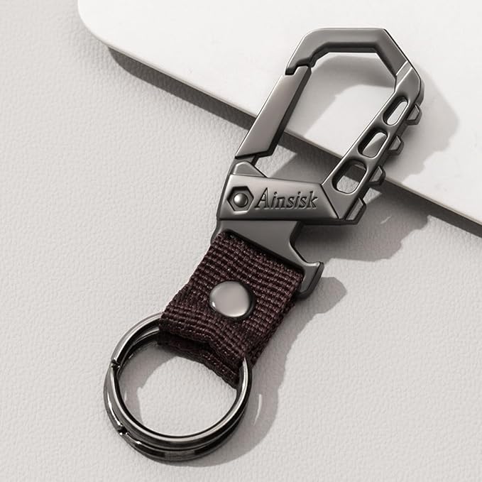 Heavy duty key chain, bottle opener function car keychains, versatile metal - Image 6