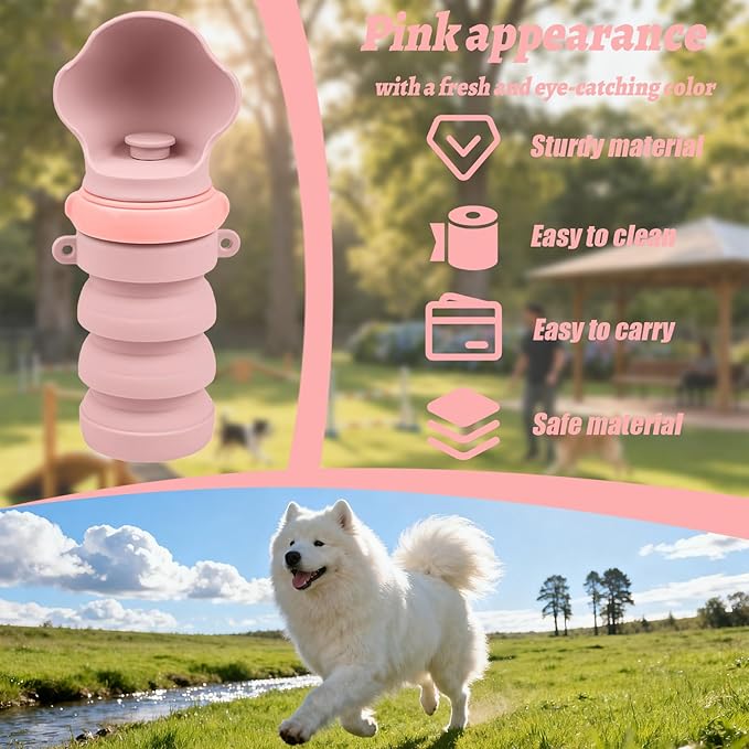 Collapsible Dog Water Bottles, Portable Dog Water Bowl Dispenser & Travel Water - Image 5