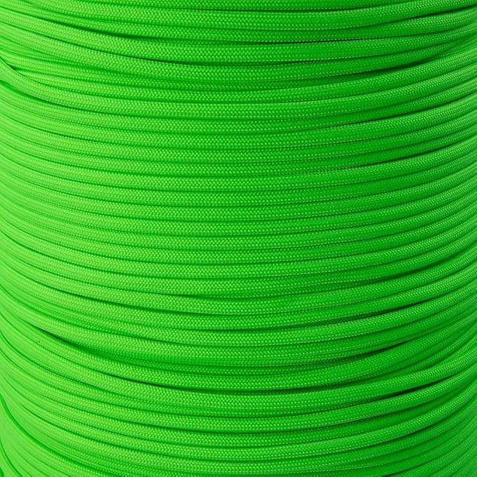 Paracord Planet Solid Color 550lb Paracord – 7 Strand Type III Nylon Cord by ParacordPlanet