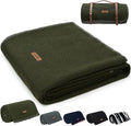 Molithe 100% Wool Blanket, Military Wool Blanket, Sporting Events, Survival Kits by EmbraceCozyWarmthandUltimateComfort