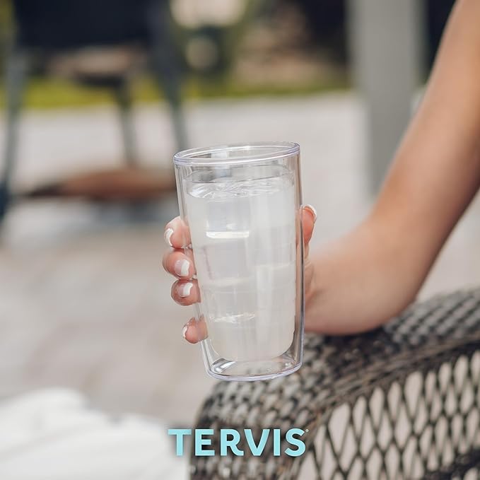 Tervis Clear & Colorful Lidded Made in USA Double Walled Insulated Tumbler - Image 8