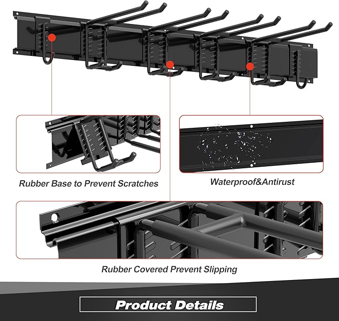 Sttoraboks Garage Tool Storage Rack, Heavy Duty Garage Storage Organizer Rack - Image 4