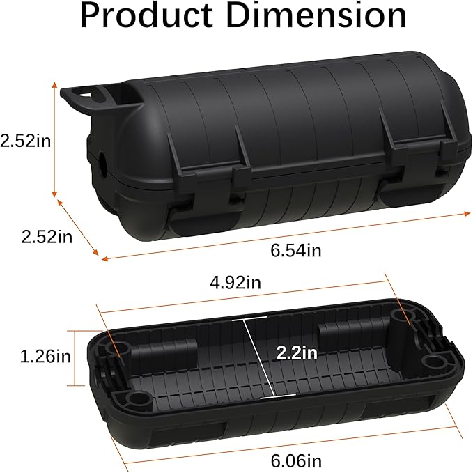 Extension Cord Cover Outdoor, 4 Pack IP54 Water-Resistant Power Cord Protector - Image 4