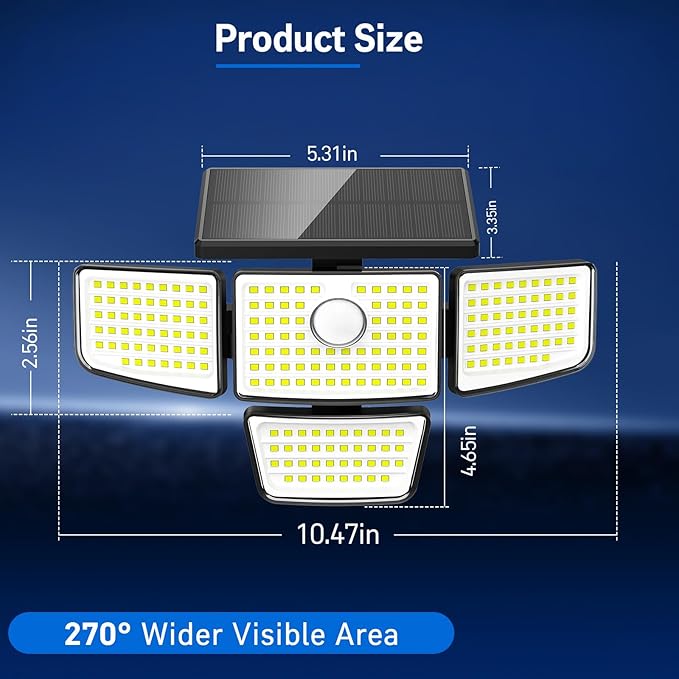 Adewalk Solar Outdoor Motion Lights - Image 9