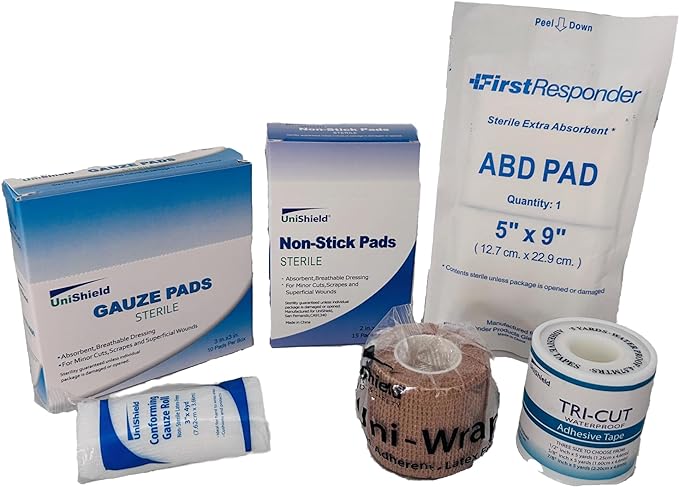 4-Shelf Metal 1st Aid Cabinet Class A, Large Capacity First Aid Wall Mount - Image 7