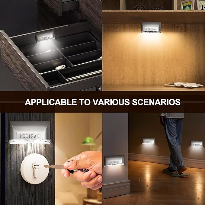 Home Keyhole Infrared PIR Wireless Auto Sensor Motion Detector LED Light lamp - Image 7