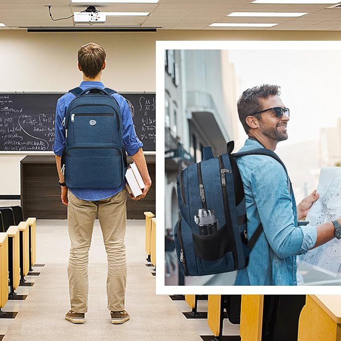MATEIN Lunch Backpack for Men, 17 Inch Travel Laptop Backpack - Image 7