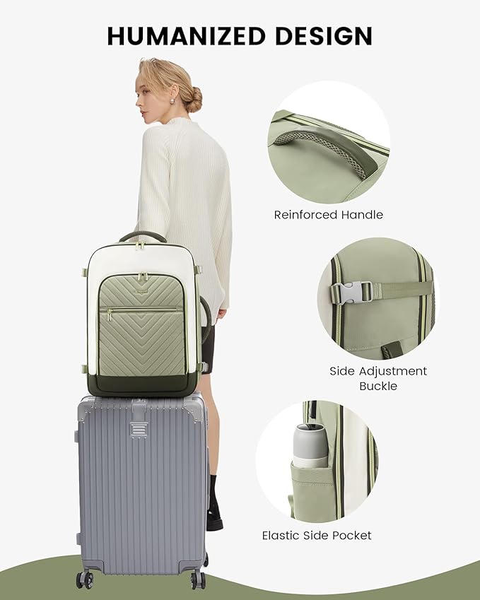 LOVEVOOK Large Travel Backpack for Women, TSA Carry on Backpack for Airplanes - Image 7