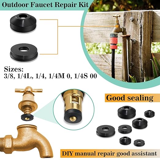 XBVV 32 Size 258 Pcs Faucet and Plumbing Rubber Washers Assortment Kit - Image 7
