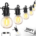ZJOJO 200FT Outdoor String Lights, G40 Globe Outdoor Lights by ZJOJO