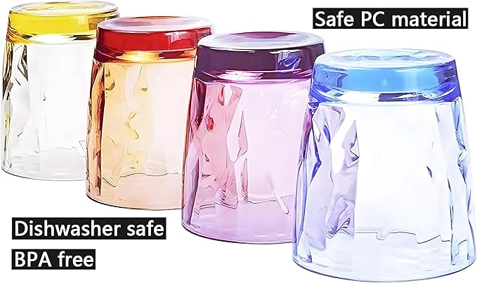 10 Oz Unbreakable Tritan Drinking Glasses Shatterproof Acrylic Glasses - Image 3