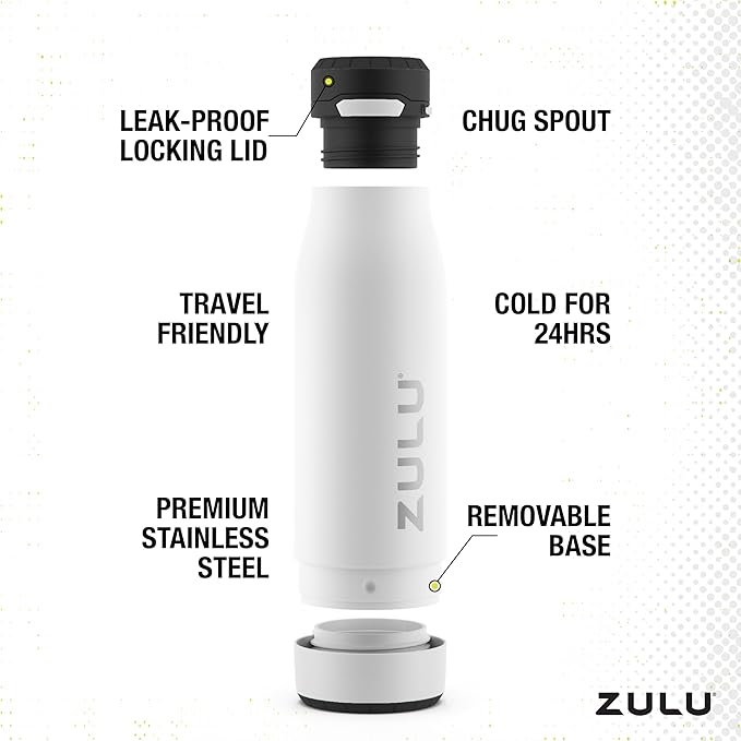 ZULU Ace Vacuum Insulated Stainless Steel Water Bottle - Image 3
