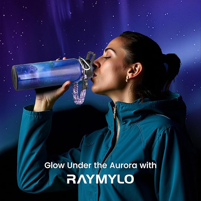 RAYMYLO Insulated Water Bottle 40 oz, Triple Wall Vacuum Stainless Steel - Image 2
