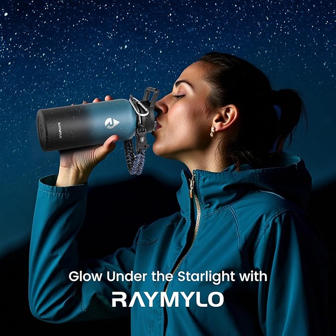 RAYMYLO Insulated Water Bottle 32 oz, Triple Wall Vacuum Stainless Steel - Image 2
